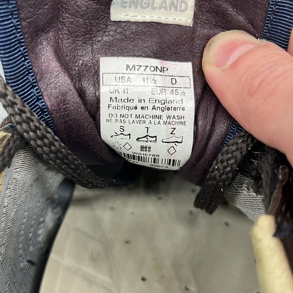 New Balance x Norse Projects “Lucem Hafnia” 770 Sneakers US 11.5M Brown/Navy - Picture 11 of 13